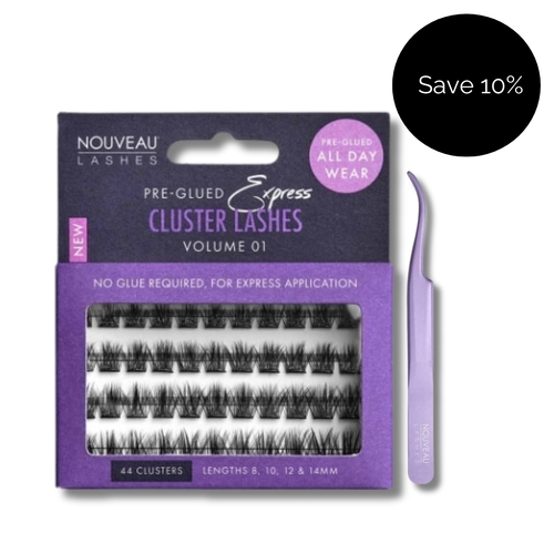 Pre-Glued Express Cluster Lashes Bundle